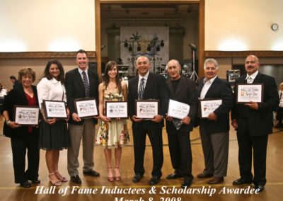 Inductees Scholarship 2008
