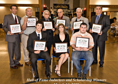 Inductees Scholarship 2009